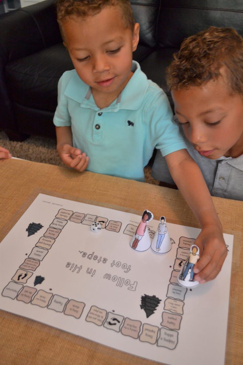 Follow In His Footsteps Board Game Come Follow Me FHE
