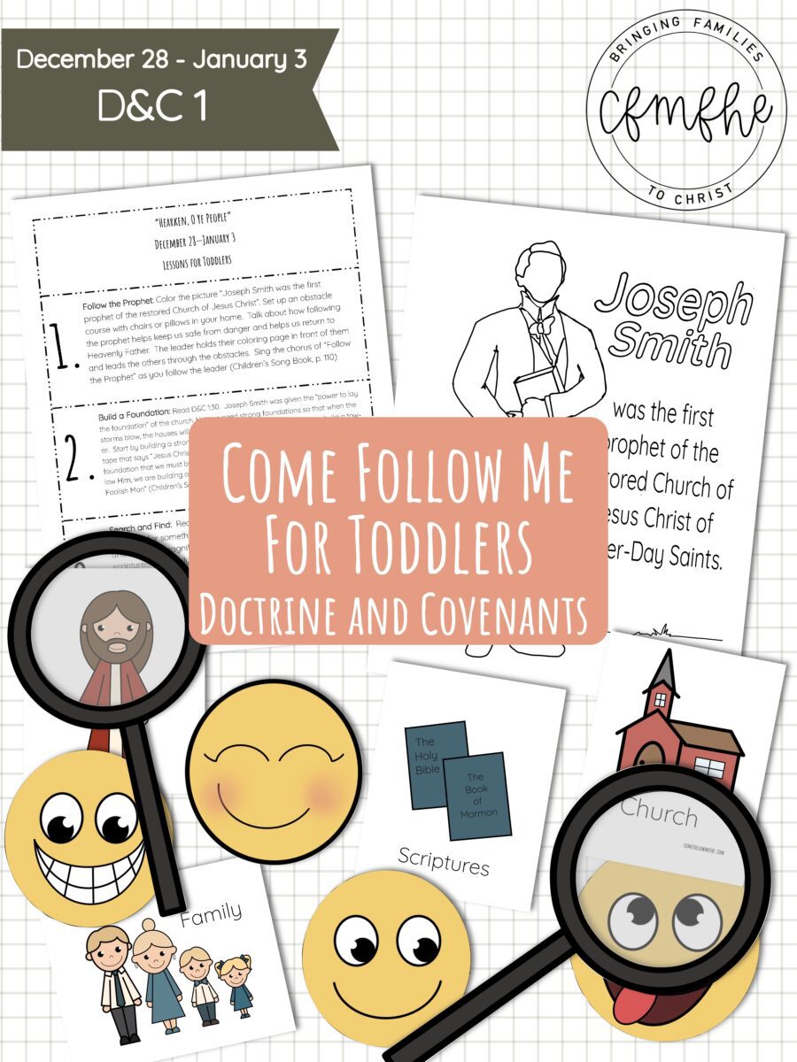 December 28 - January 3 Come Follow Me Lesson for Kids: Hearken, O Ye People by Come Follow Me FHE