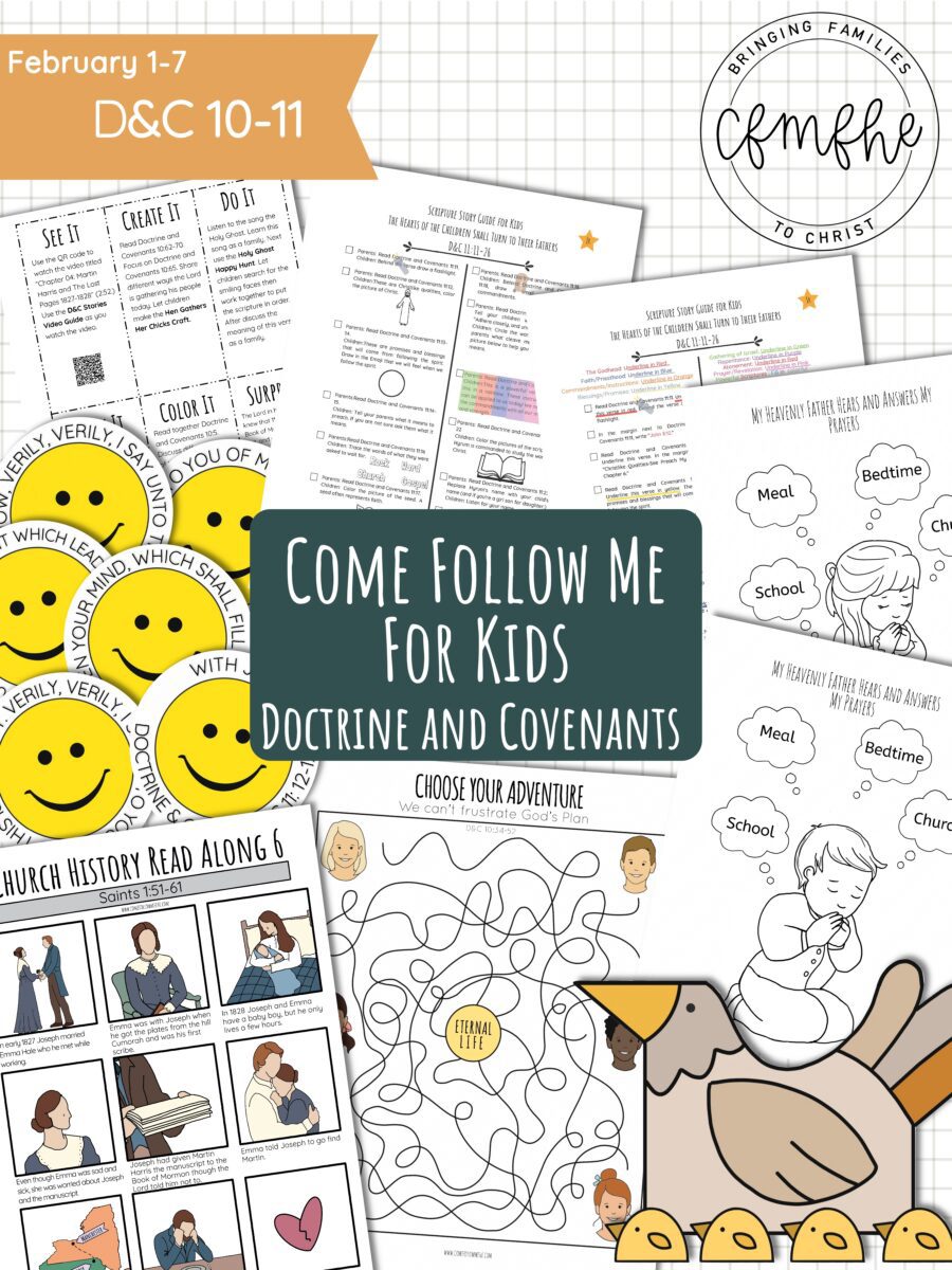 February 1 - February 7 Come Follow Me Lesson for Kids: That You May Come Off Conqueror by Come Follow Me FHE