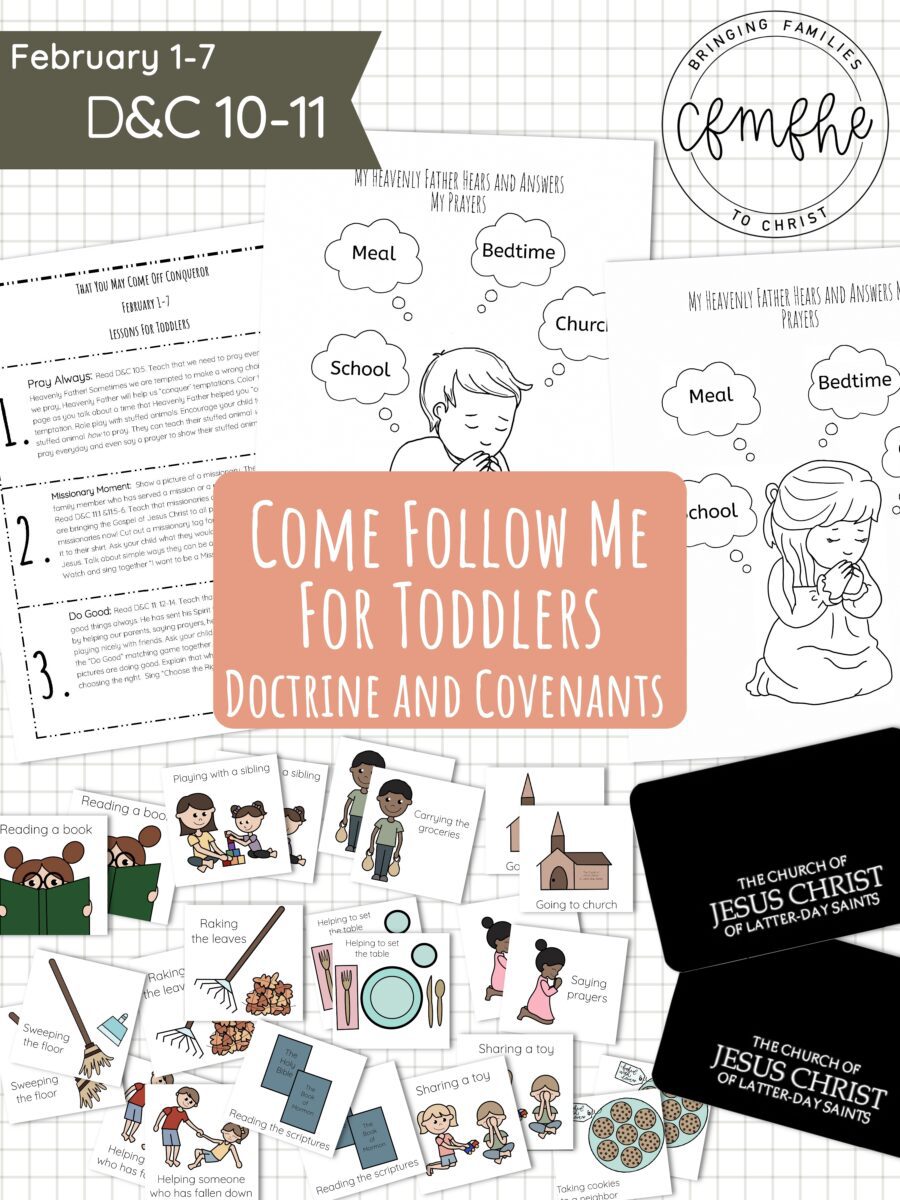 February 1 - February 7 Come Follow Me Lesson for Kids: That You May Come Off Conqueror by Come Follow Me FHE