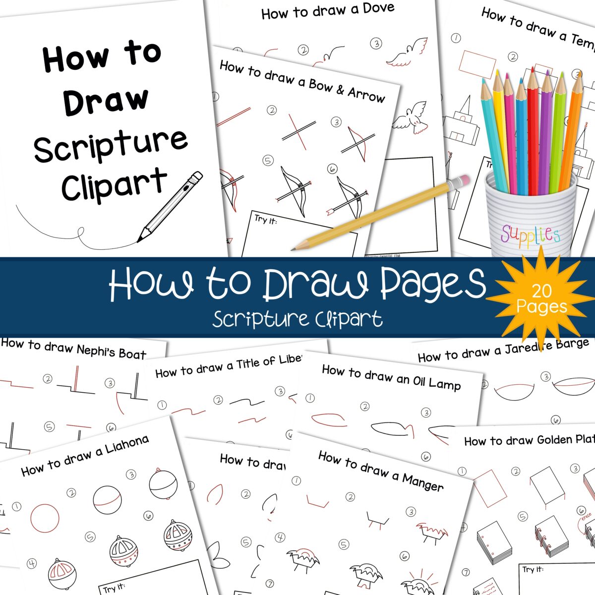Craft activity by Come Follow Me FHE