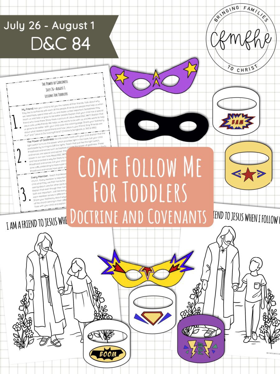July 26 - August 1 Come Follow Me Lesson for Kids: The Power Of Godliness by Come Follow Me FHE