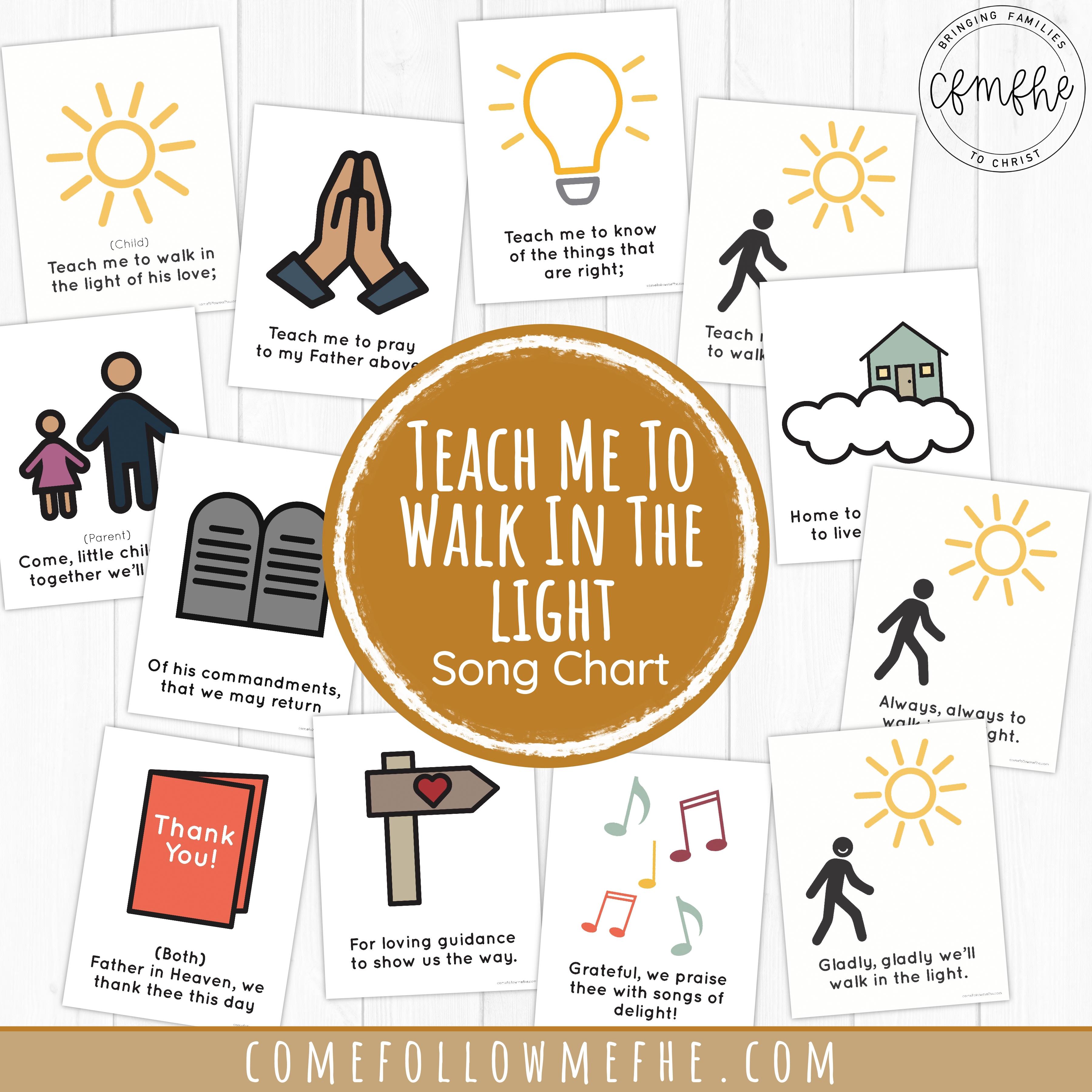 Teach Me to Walk in the Light Hide & Seek - Primary Singing