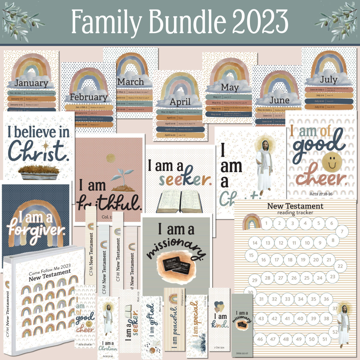 New Testament 2023 Family Bundle Come Follow Me Fhe New Testament 2023 Family Bundle Come Follow Me Fhe
