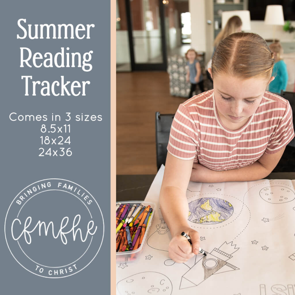 Summer Study Tracker - Come Follow Me FHE